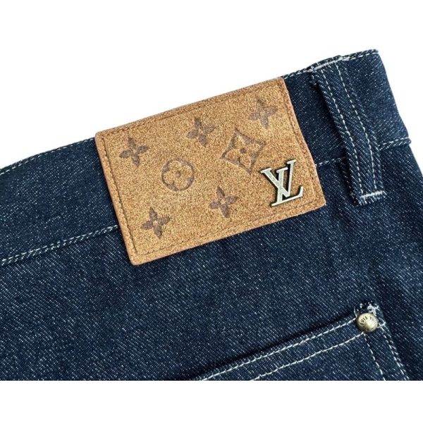 Jeans Louis Vuitton Monogram Flower Denim - Image 6