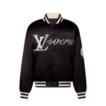 Jacket Louis Vuitton ‘LV Lovers’ Nylon Crystal Baseball