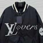 Jacket Louis Vuitton ‘LV Lovers’ Nylon Crystal Baseball - Image 4