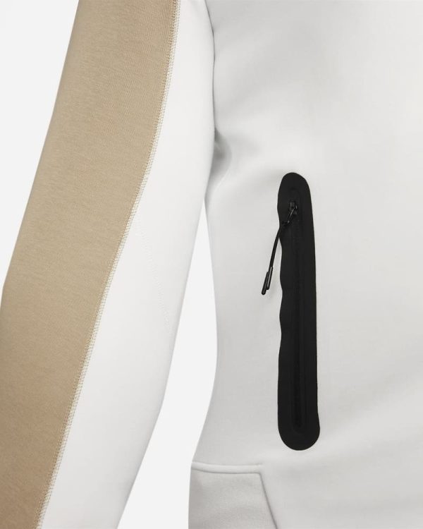 Set Nike Tech Fleece Bege/White 2023 (New Season) - Image 4