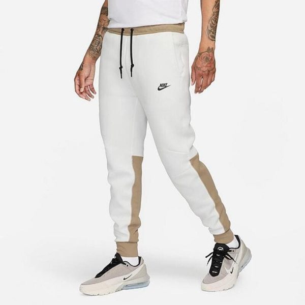 Set Nike Tech Fleece Bege/White 2023 (New Season) - Image 7