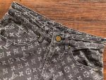 Louis Vuitton Distressed Baggy Monogram Jeans - Image 6