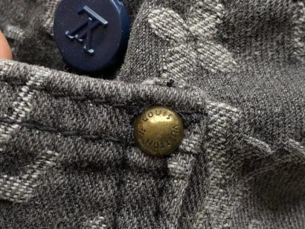 Louis Vuitton Distressed Baggy Monogram Jeans - Image 12