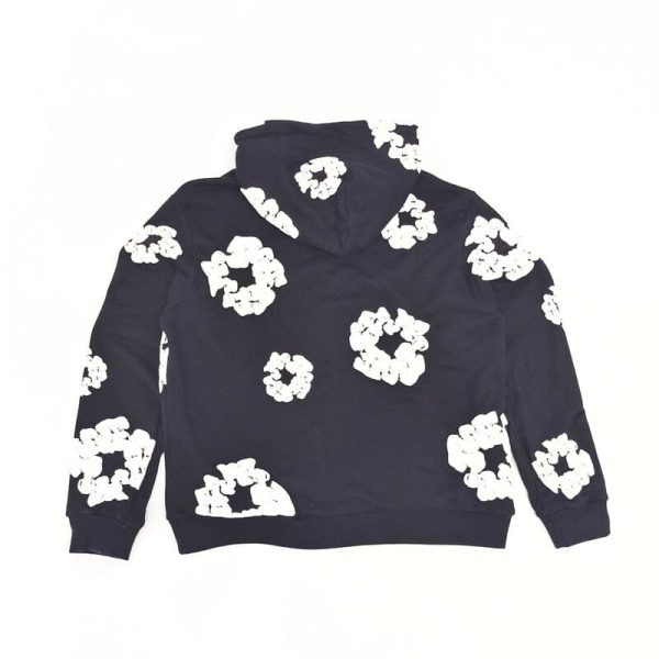 Hoodie Denim Tears The Cotton Wreath Black - Image 3