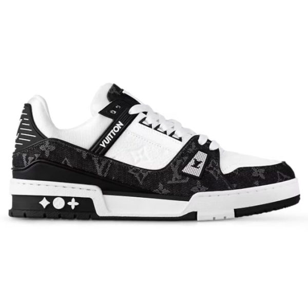 Louis Vuitton LV Trainer White Black - Image 2