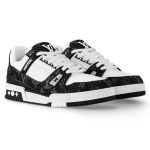 Louis Vuitton LV Trainer White Black - Image 3
