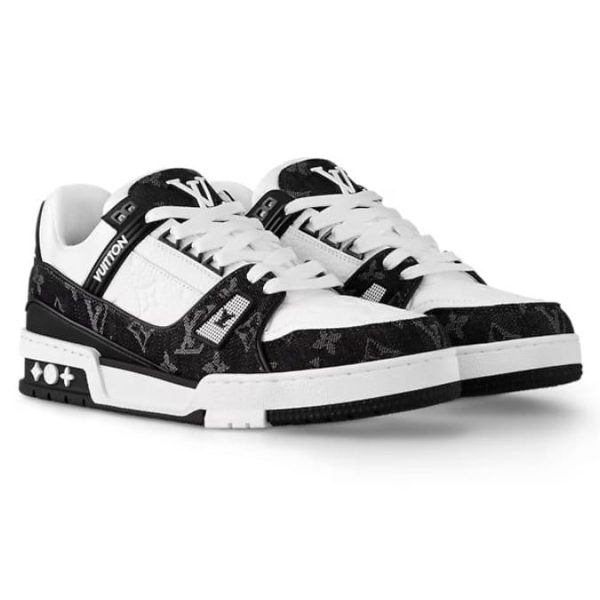Louis Vuitton LV Trainer White Black - Image 3
