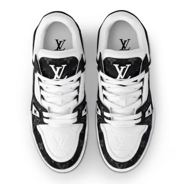 Louis Vuitton LV Trainer White Black - Image 4