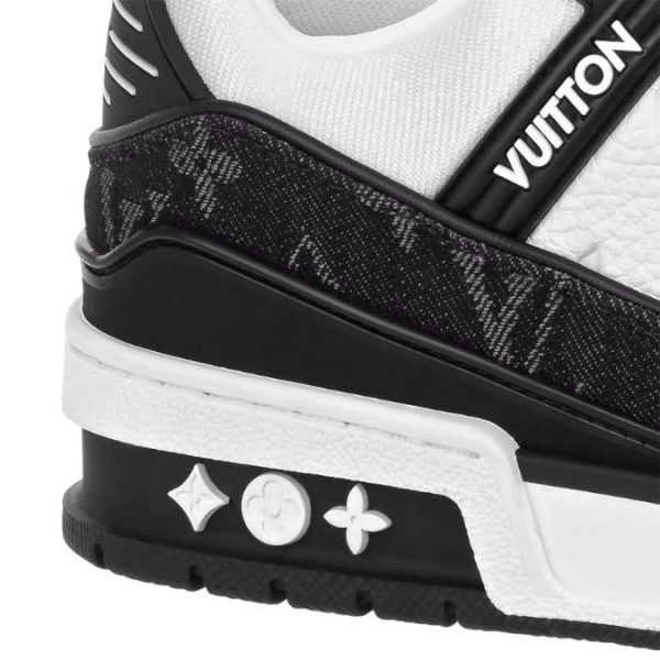 Louis Vuitton LV Trainer White Black - Image 6