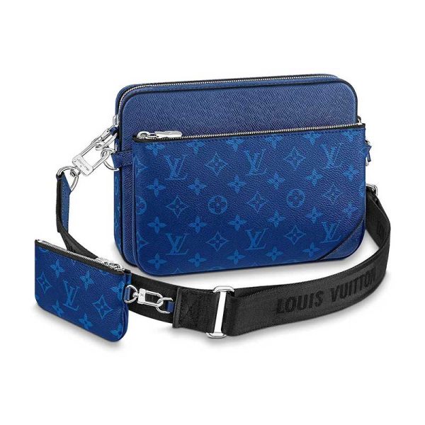 d76529_10198-1.jpg Louis Vuitton Bag Trio Messenger Cobalt Blue - Image 1