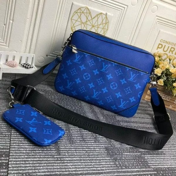 Louis Vuitton Bag Trio Messenger Cobalt Blue - Image 4