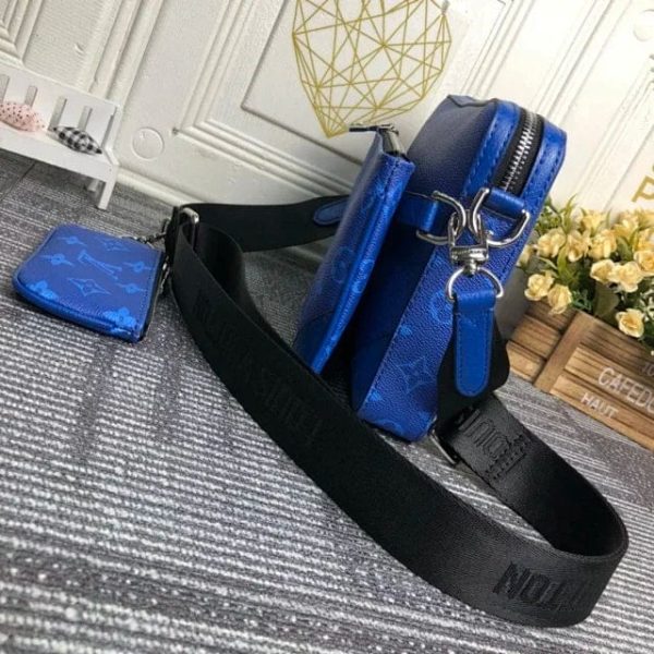 Louis Vuitton Bag Trio Messenger Cobalt Blue - Image 8