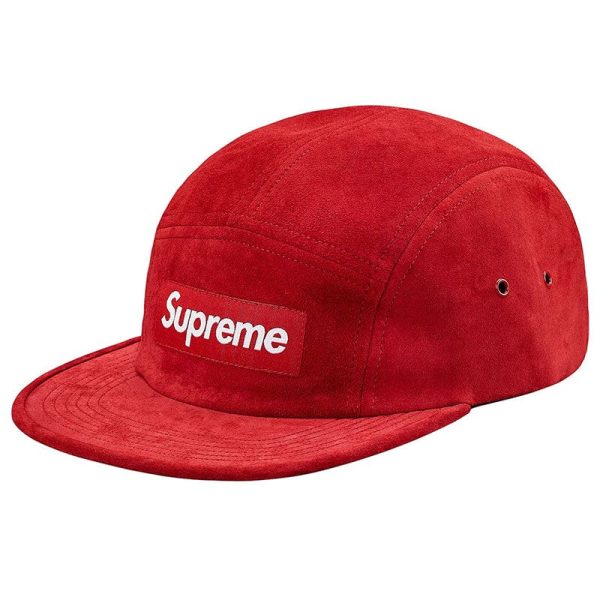 d76903_3551-1.jpg Cap Supreme Suede Camp Red - Image 1