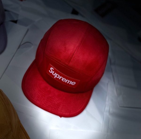 Cap Supreme Suede Camp Red - Image 2