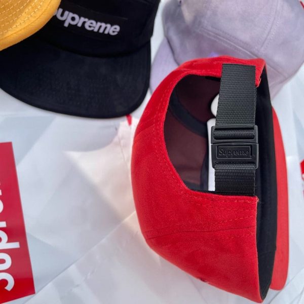 Cap Supreme Suede Camp Red - Image 4