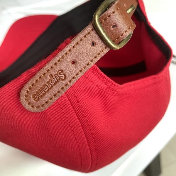 Cap Supreme Washed Chino Twill Camp Red - Image 3