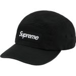 Cap Supreme Washed Chino Twill Camp Black