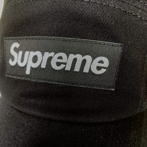 Cap Supreme Washed Chino Twill Camp Black - Image 2