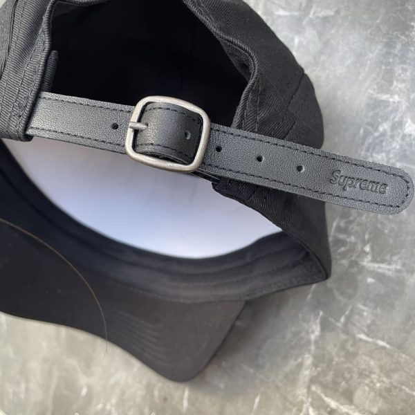Cap Supreme Washed Chino Twill Camp Black - Image 6