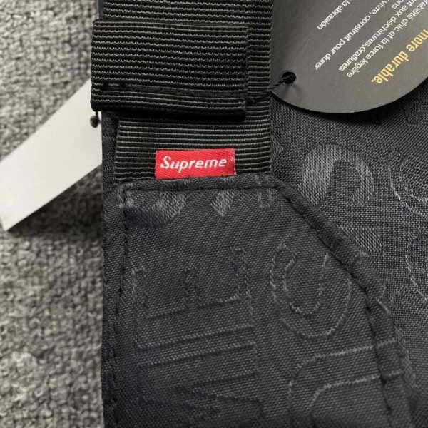 Supreme Waist Bag Black (SS19) - Image 5