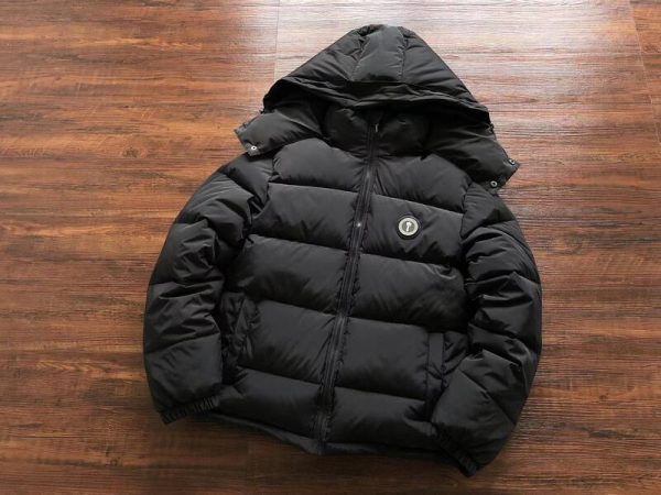 Jacket Puffer Trapstar Irongate Hooded Black - Image 4