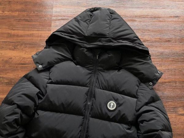 Jacket Puffer Trapstar Irongate Hooded Black - Image 7