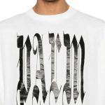 T-shirt Palm Angels Oversized with White Logo Print - Image 2