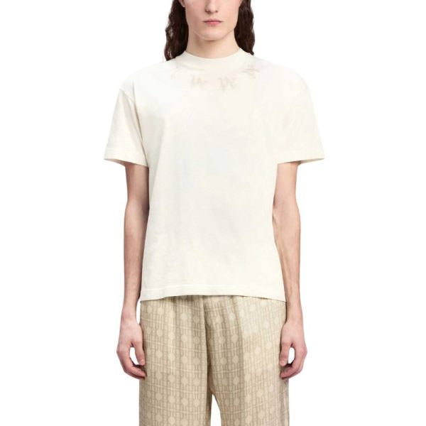 T-shirt Palm Angels Monogram Print Off White - Image 2