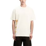 T-shirt Palm Angels Flaming Logo Print Off White - Image 4
