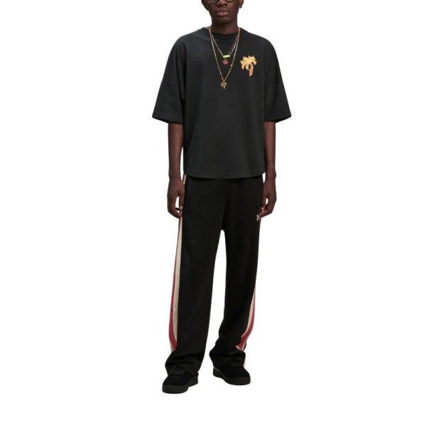 T-shirt Palm Angels With Burning Palm Print Black - Image 2