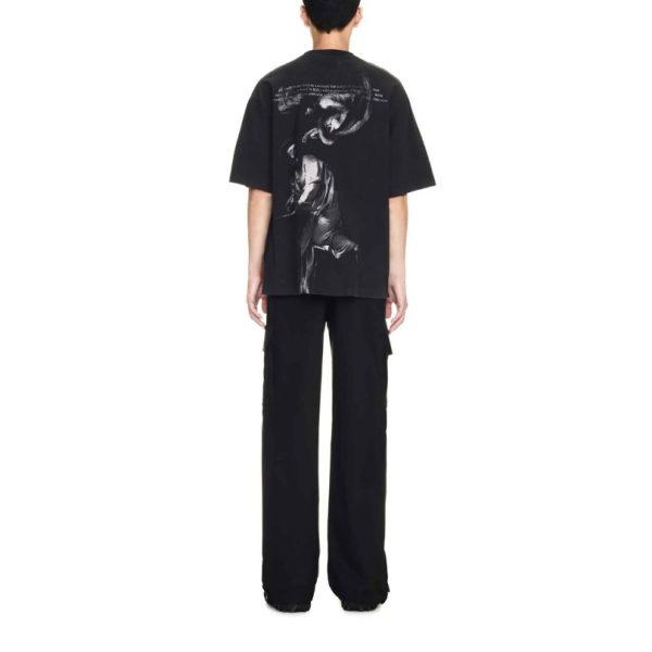 T-shirt Off-White S.Matthew Skate Tee with Off White Logo Black - Image 2