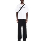 T-shirt Oversized Off-White Big Bookish Skate Tee with Logo White - Image 4