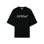T-shirt Oversized Off-White Big Bookish Skate Tee with Logo Black
