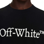 T-shirt Oversized Off-White Big Bookish Skate Tee with Logo Black - Image 2