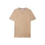 T-shirt Off-White Embroidered Logo Print Brown