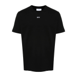 T-shirt Off-White Embroidered Logo Print Black