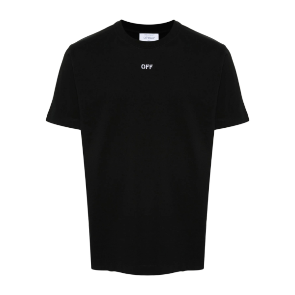 d96388_23387-1.png T-shirt Off-White Embroidered Logo Print Black - Image 1