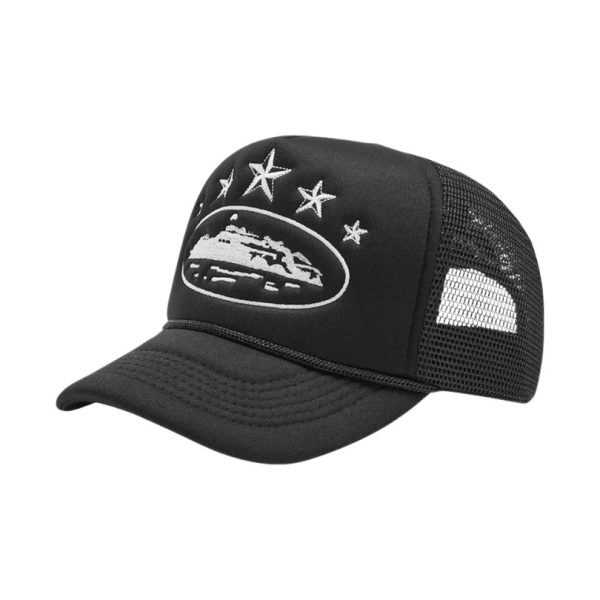 d96555_3340-1.jpg Cap Corteiz 5 Starz Alcatraz Hat Black - Image 1