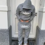 Hoodie Corteiz Alcatraz Gray - Image 2