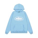 Hoodie Corteiz Alcatraz Baby Blue