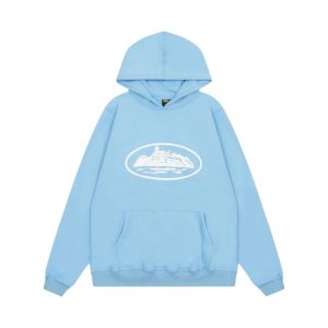 Hoodie Corteiz Alcatraz Baby Blue
