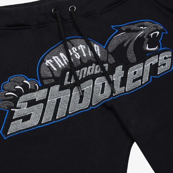 Shorts Trapstar London Shooters Black/Blue - Image 2