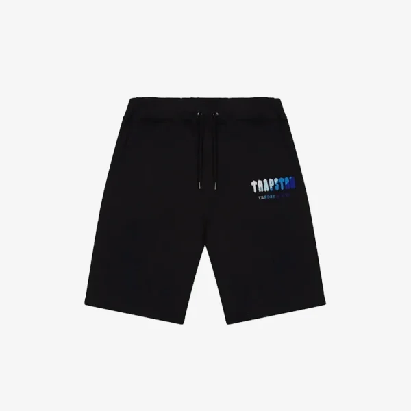 d98213_16467-1.webp Shorts Trapstar Chenille Black/Blue - Image 1