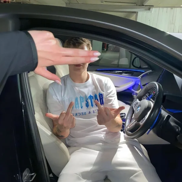 T-shirt Trapstar Trapstar Chenille White - Image 4