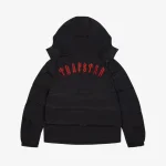 Jacket Puffer Trapstar Irongate Hooded Black/Red
