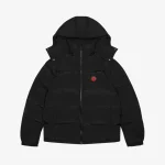 Jacket Puffer Trapstar Irongate Hooded Black/Red - Image 2
