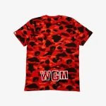 T-Shirt Bape Camo Shark Red - Image 3