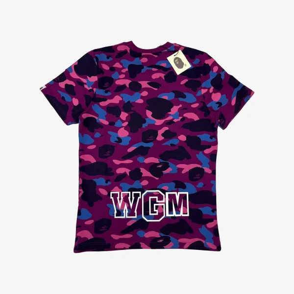 T-Shirt Bape Camo Shark Purple - Image 2