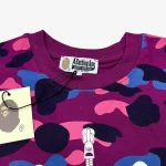 T-Shirt Bape Camo Shark Purple - Image 5