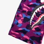 Shorts Bape Camo Shark Shorts Purple - Image 3